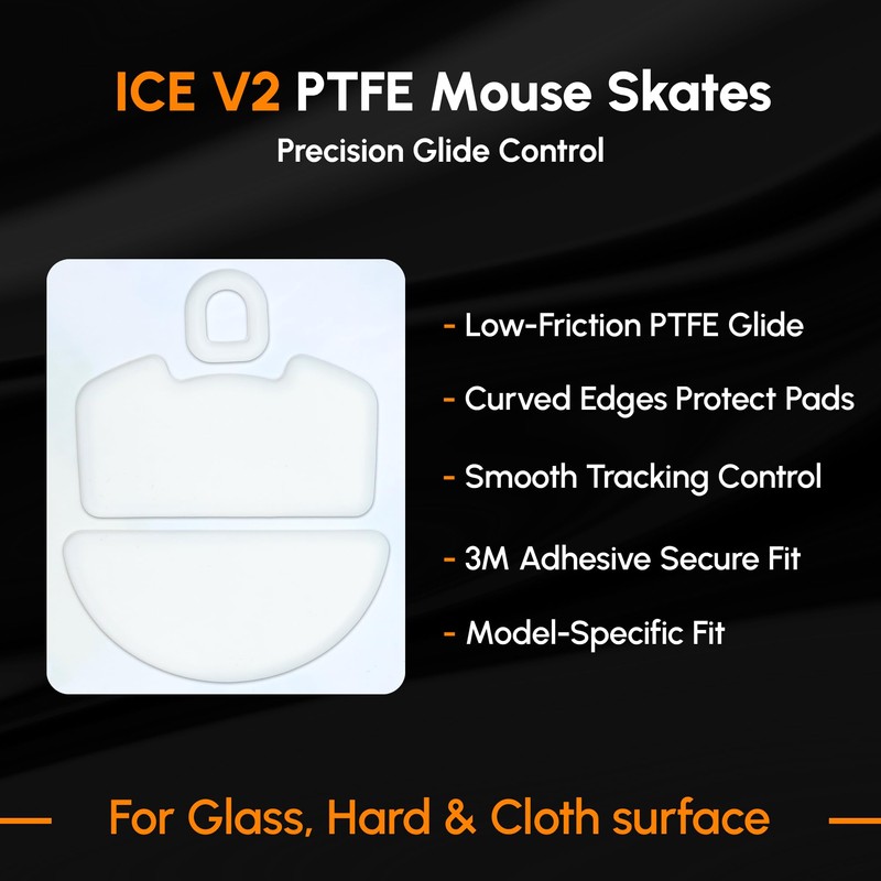 Gaming Mouse Skates ICE - V2 Skates for Razer Viper