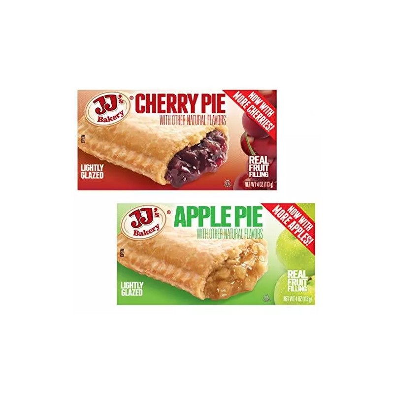 JJ's Bakery Pies Variety Pack | Apple and Cherry |