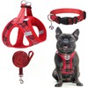 Dog Harness, Collar, Lead Set, Leash Set, Chest Harness, Check