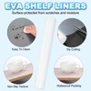 PATIKIL 12Inch x 20Ft Shelf Liner, Non-Adhesive Cabinet Liners EVA