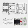Dual Power Automatic Transfer Switch - 4P 100A 220V Changeover