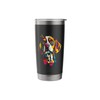 Beagle Clown Minimalist Stainless Steel Insulated Tumbler