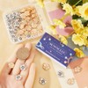 SUNNYCLUE 1 Box 60Pcs Rose Flower Charms Roses Charm Chic