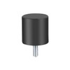 sourcing map M8 Thread Rubber Mounts,Vibration Isolators,Cylindrical Shock Absorber with