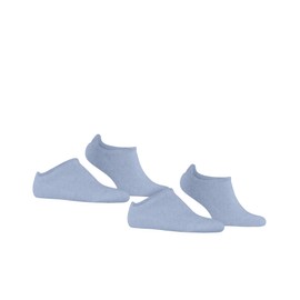 ESPRIT Women's Active Basic Trainer Socks, Pack of 2, W SN Cotton, Short, Plain, 2 Pairs, Multicoloured (Assortment 0050), 35-38, Multicoloured (assortment 50)
