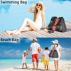 IBFUN Neoprene Bag, Large Multipurpose Beach Bag Neoprene Tote Bag
