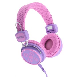 Moki ACCHPKSPP Kid Safe Volume Limited Headphones, Pink/Purple