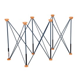 POWERTEC Arachni Flex Workstation 2x4ft Portable & Collapsible Workstand - Heavy Duty Folding Work Table Base, 2500 lbs Capacity 36 Inch Work Height, No Assembly Mobile Workbench w/Carry Strap(71926V)