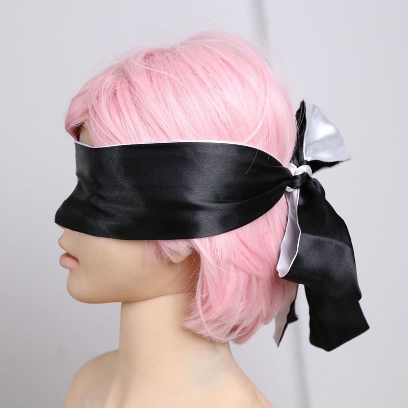 Satin Eye Mask Black Blindfold Satin Eye Mask Silk Eye