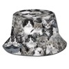 Cute Cat Printed Bucket Hat for Cat Lovers - Unisex Outdoor Cap