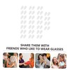 LALAFINA 75pairs Glasses Nose Pads Anti- Air Chamber Design for