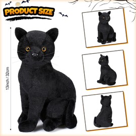 Libima 13 Inch Cat Plush Toy Realistic Cat Stuffed Animal Soft Cute Kitten Plush Toy Gifts for Home Decor Birthday Valentine's Day Party Favors Supplies (Cute)