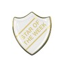 Capricornone Gel Domed Star of The Week White School Shield