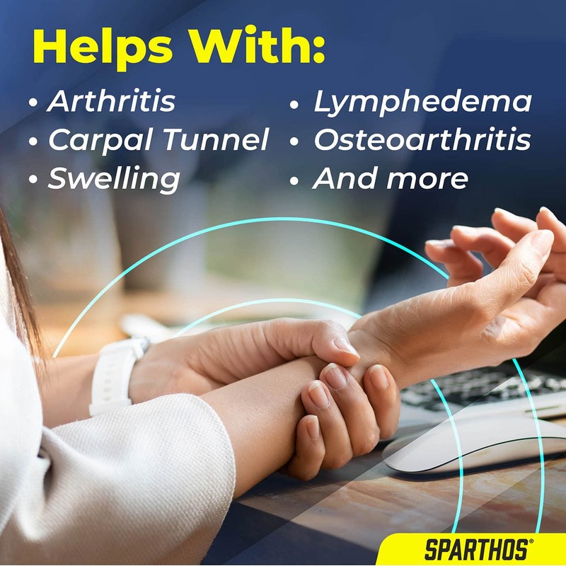 Sparthos Arthritis Hand Compression Gloves - Helps With Carpal Tunnel,