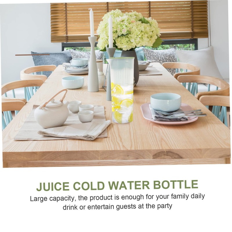 Ciieeo Large Capacity Cold Water Pitcher Elegant Beverage Jug for