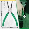 SK 7-Inch Snap Ring Pliers, Internal Circlip Pliers with Straight
