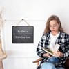 Slate Board for Writing on and Hanging, 25 x 20