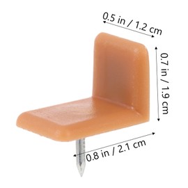 LIFKOME 40Pcs Shape Plastic Drawer Stoppers Durable Drawer Glides for Smooth Movement and Easy Installation for Furniture Repair and Home Use