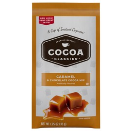 Cocoa Classics Caramel Cocoa Mix | Hot Chocolate | Made with Nonfat Milk | Just Add Hot Water | Make Hot or Iced Cocoa | Gluten Free & Kosher Dairy Friendly | 1.25oz Packets (Pack of 36)