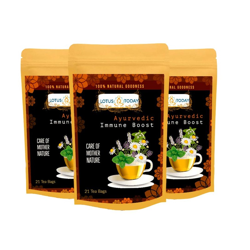 Lotus Today Herbal Tea, Immune Support, 21 Tea Bags, Blend