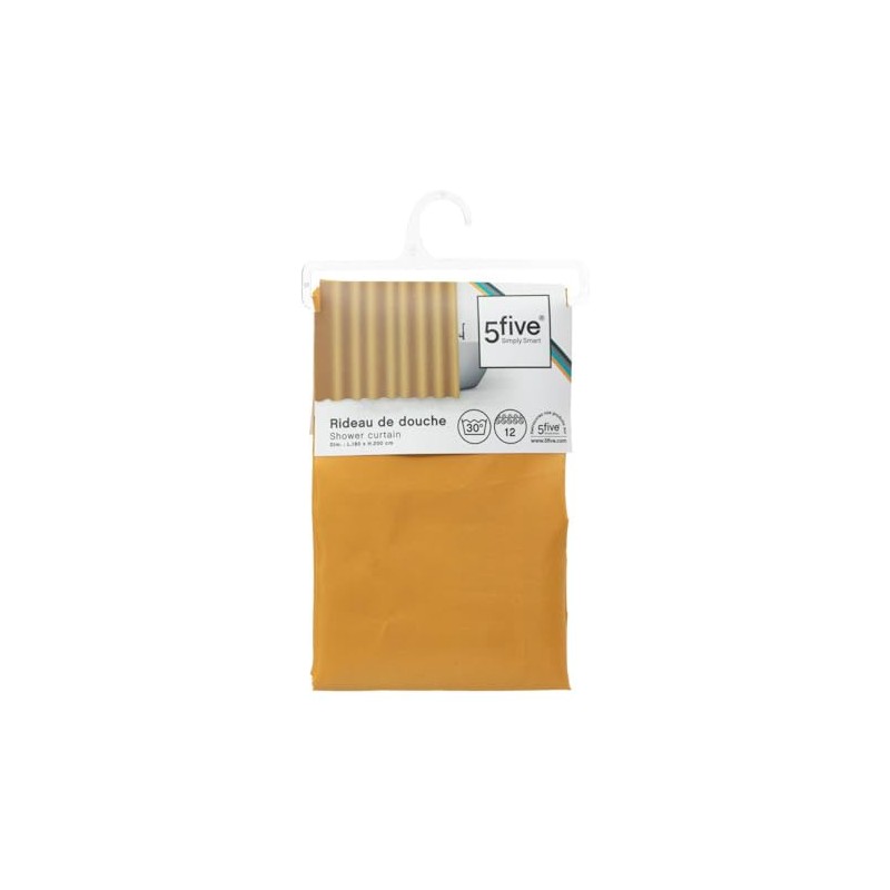 5five - Shower Curtain 180 x 200 cm Colorama Yellow