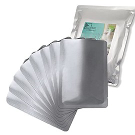 50 PCS 2/3 Gallon Mylar bags for food storage, Heat Sealable Bags Storage Bags for Food, Coffee Beans, tea, grains, etc. Smell Proof Bags( 8.6 x 12.6 Inch )