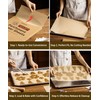 Unbleached Parchment Paper Sheets – 12" x 16.5" Pre-Cut, Non-Stick,