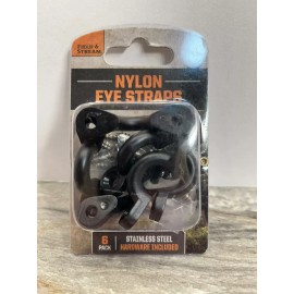 Field & Stream Lot of 2 Packs Field & Stream Kayak Nylon Eye Straps, 6 Per Pack