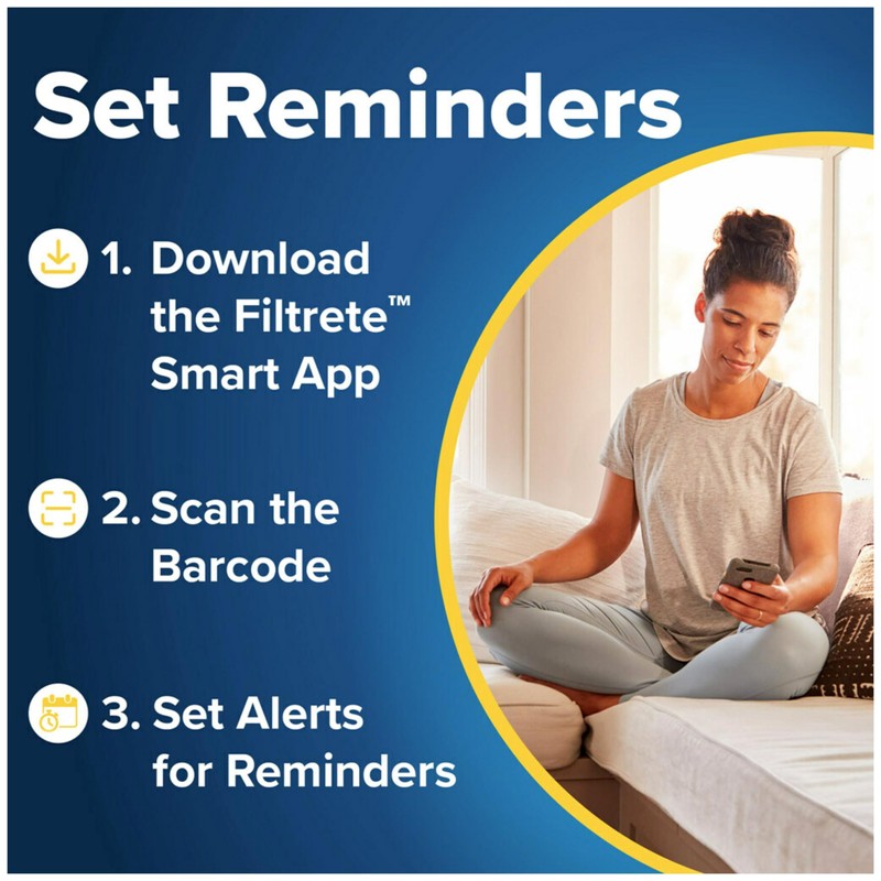 Filtrete 14x14x1 AC Furnace Air Filter, MERV 11, MPR 1000,