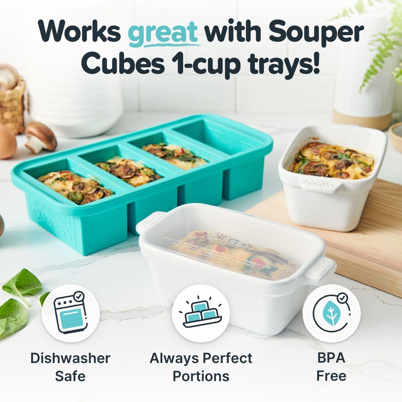 Souper Cubes Stoneware - Small Ceramic 5" x 3" Baking