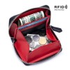 Yocipa Genuine Leather RFID Protection Compak Wallet Small Men's Card