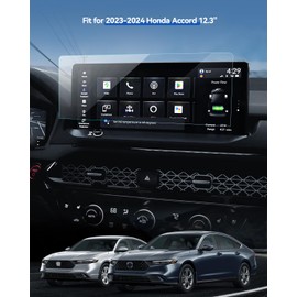 LANTU 2-Pack Nano Screen Protector for Honda Accord 2024 2025 2023 Accessories Navigation Anti Glare Screen Saver Film for Accord Hybrid, Sport, Sport-L, EX-L, Touring 12.3 Inch