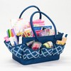 Everything Mary Craft Organiser Bag, Blue & White - Collapsible