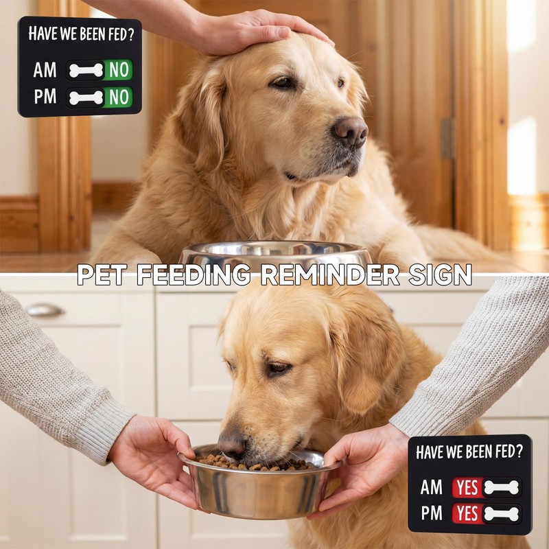 Dog Feeding Reminder Pet Feeding Track with Have We Been