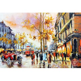 Anatolian Puzzle - Evening in Istanbul, 500 Piece Jigsaw Puzzle, #3563