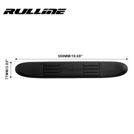 RULLINE Universal Non-Slip Step Pad Replacement Kit - Durable Tread Covers Compatible with Trucks, SUVs & Vans - Accessory Upgrade (Matte Black Finish)