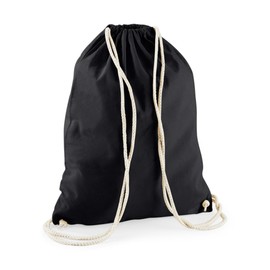 minimutz Cotton Drawstring Gym Bag – Shoe Bag for Painting Printing – Sports Bag Gym Bag Jute Backpack, [19] Black