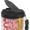 Pill Dispenser with 7 Large Compartments, Anti-Mixing Design, BPA-Free Pill
