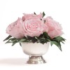 ROSEMARIE SCHULZ Heidelberg Infinity Roses in Silver Bowl - 6