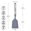 Farberware Professional Stainless Steel Soft Short Turner, 11.42-Inch, Gray