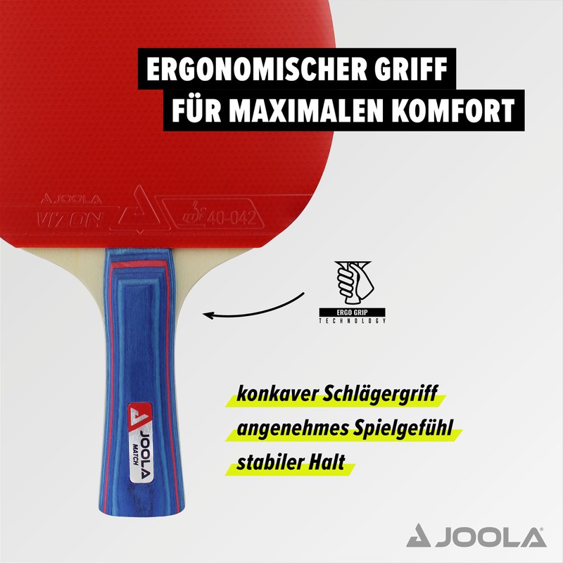 Joola Unisex Adult Match Tt-bat - Multicoloured, One Size