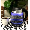 MegaChef 1.8Lt. Glass and Stainless Steel Electric Tea Kettle