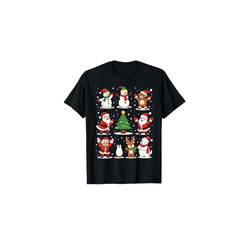 Christmas Cartoon Characters T-Shirt