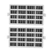 jojofuny 2sets Fridge Air Purifier Odor Carbon Filtration Easy Install