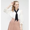 GERINLY Solid Color Long Neckerchief Pure Skinny Scarf Necktie for