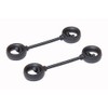 Tools4Boards RETRACT Safety Ski Brake Retainers (2-Piece),Black