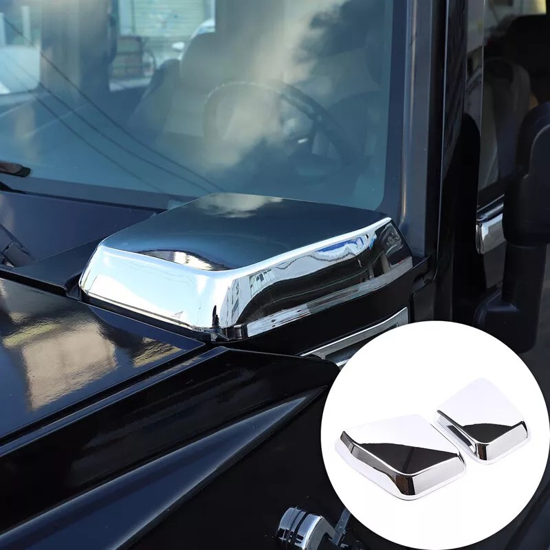 ACRT ABS Chrome Engine Hood Side Air Intake Vent Trim