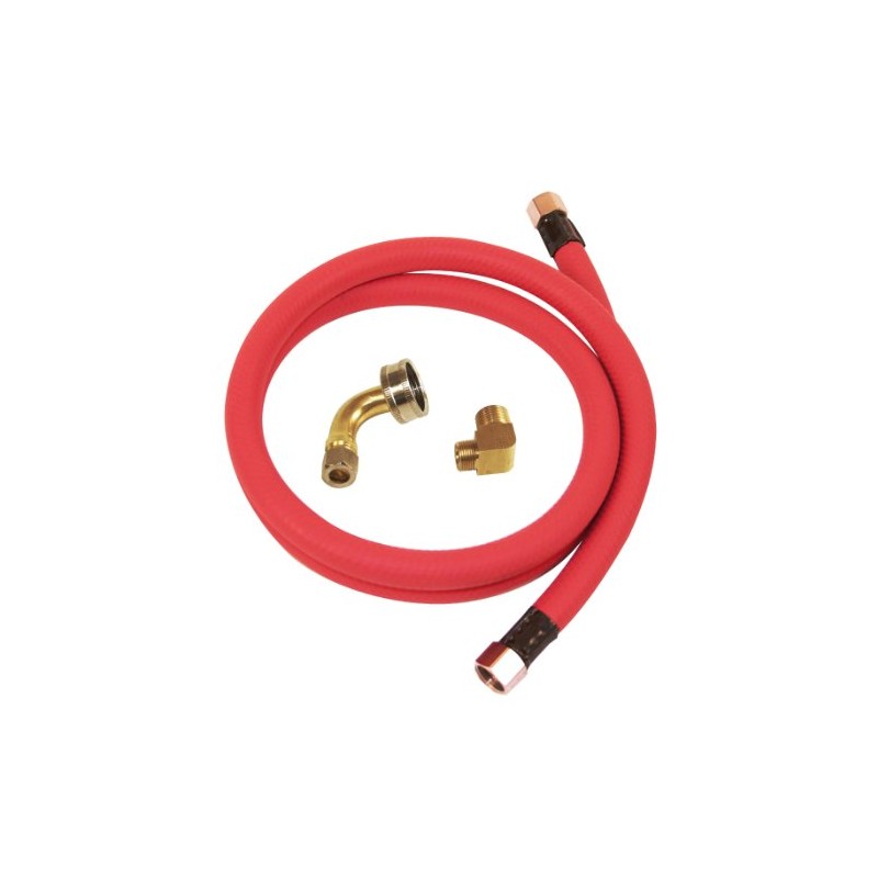 Whirlpool W10278625RP Universal Industrial-Grade 4-Foot Dishwasher Water Supply Kit