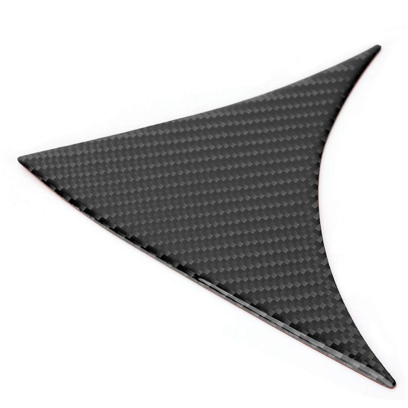 EVGATSAUTO Rear Window Side Wing Cover, Pack of 2 Carbon