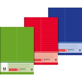 Brunnen 1046925 Vocabulary Book (A6 32 Sheets Ruled with Divided Line)